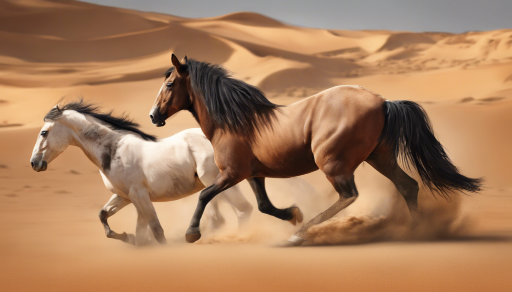 découvrez pourquoi les chevaux sont capables de survivre dans le désert aride du sahara grâce à leur adaptation exceptionnelle à des conditions extrêmes de chaleur et de manque d'eau.