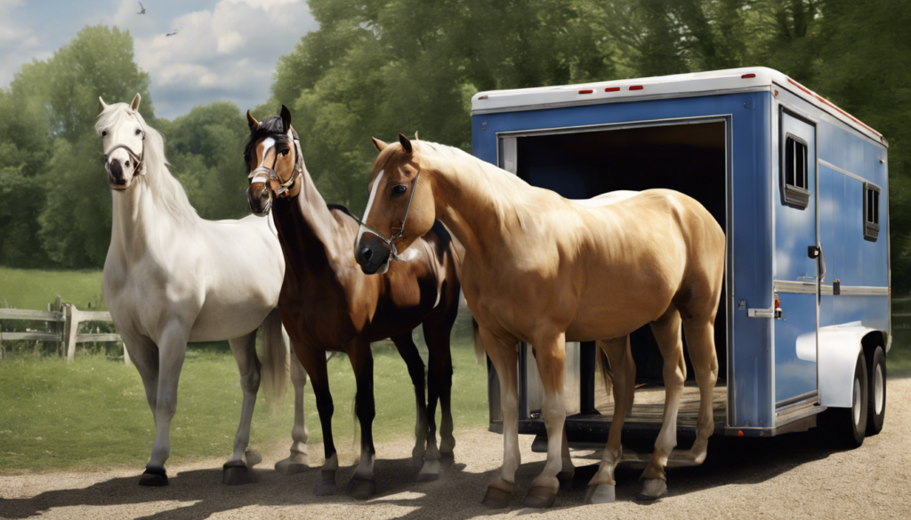 découvrez pourquoi les chevaux voyagent en camionnette et les meilleures pratiques pour assurer leur confort et leur sécurité pendant le transport.